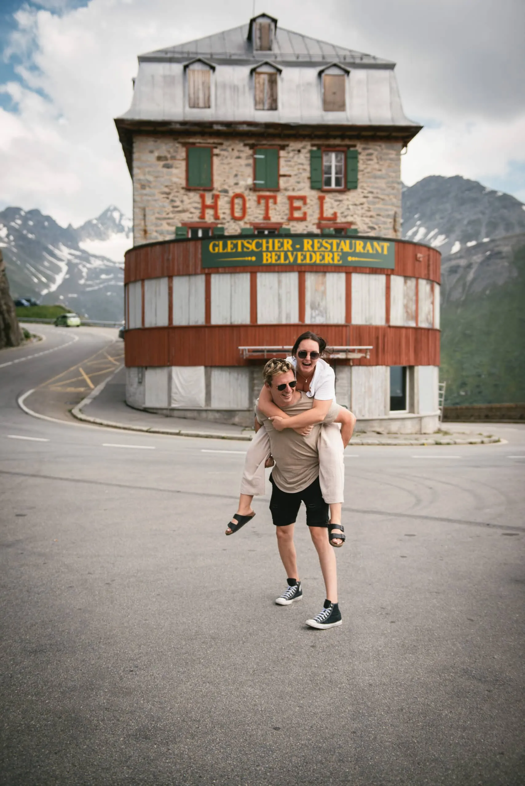 Vows etched amidst natural beauty - hiking elopement in Switzerland.