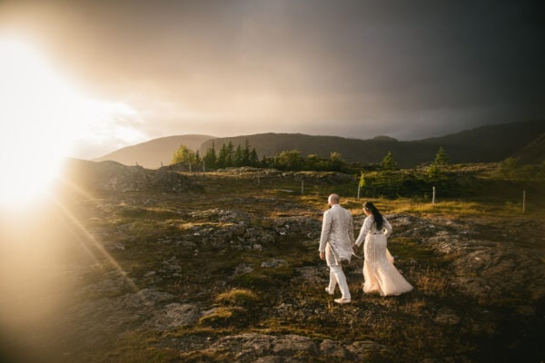 A windswept elopement love story