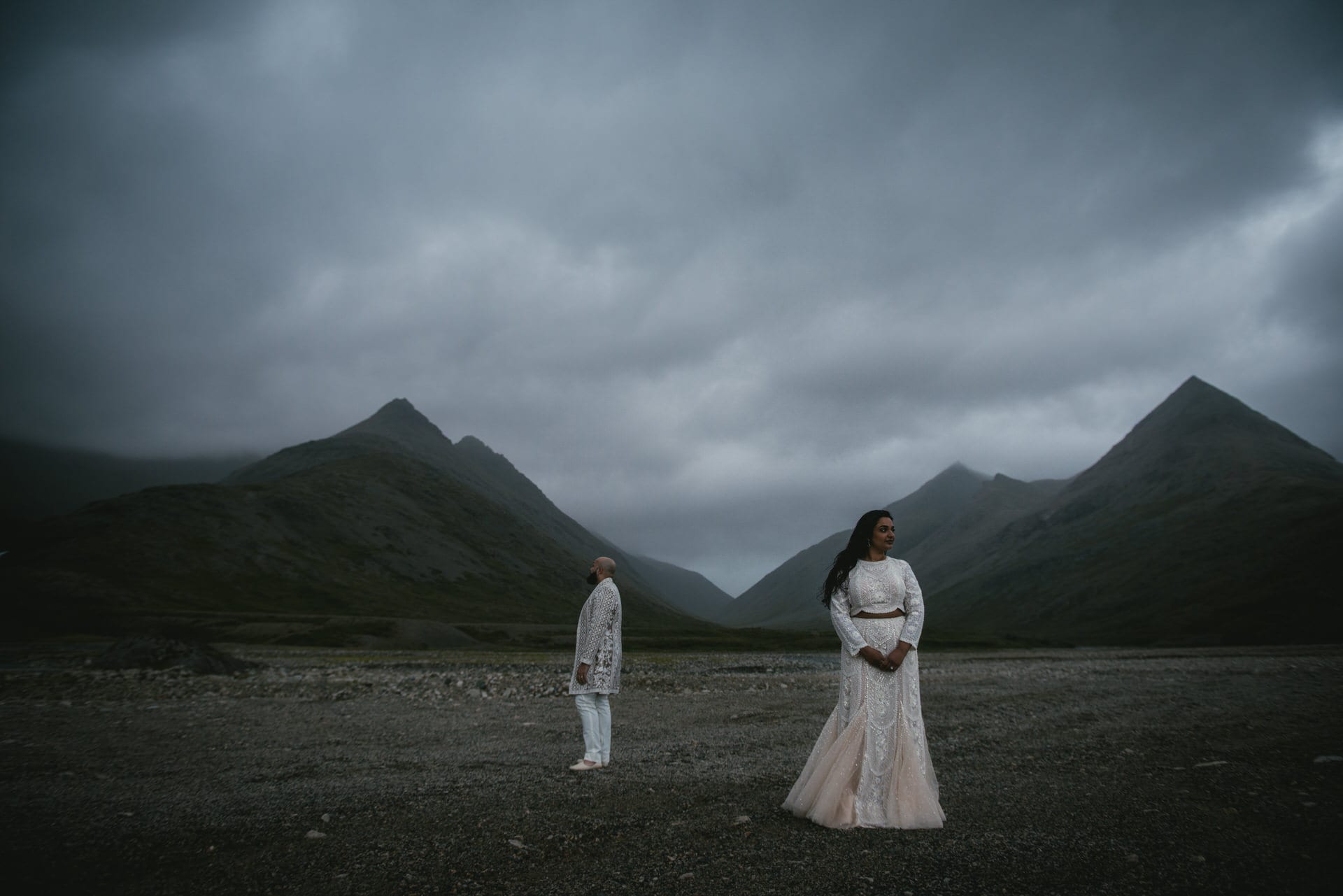 Whispers of love on Icelandic sands
