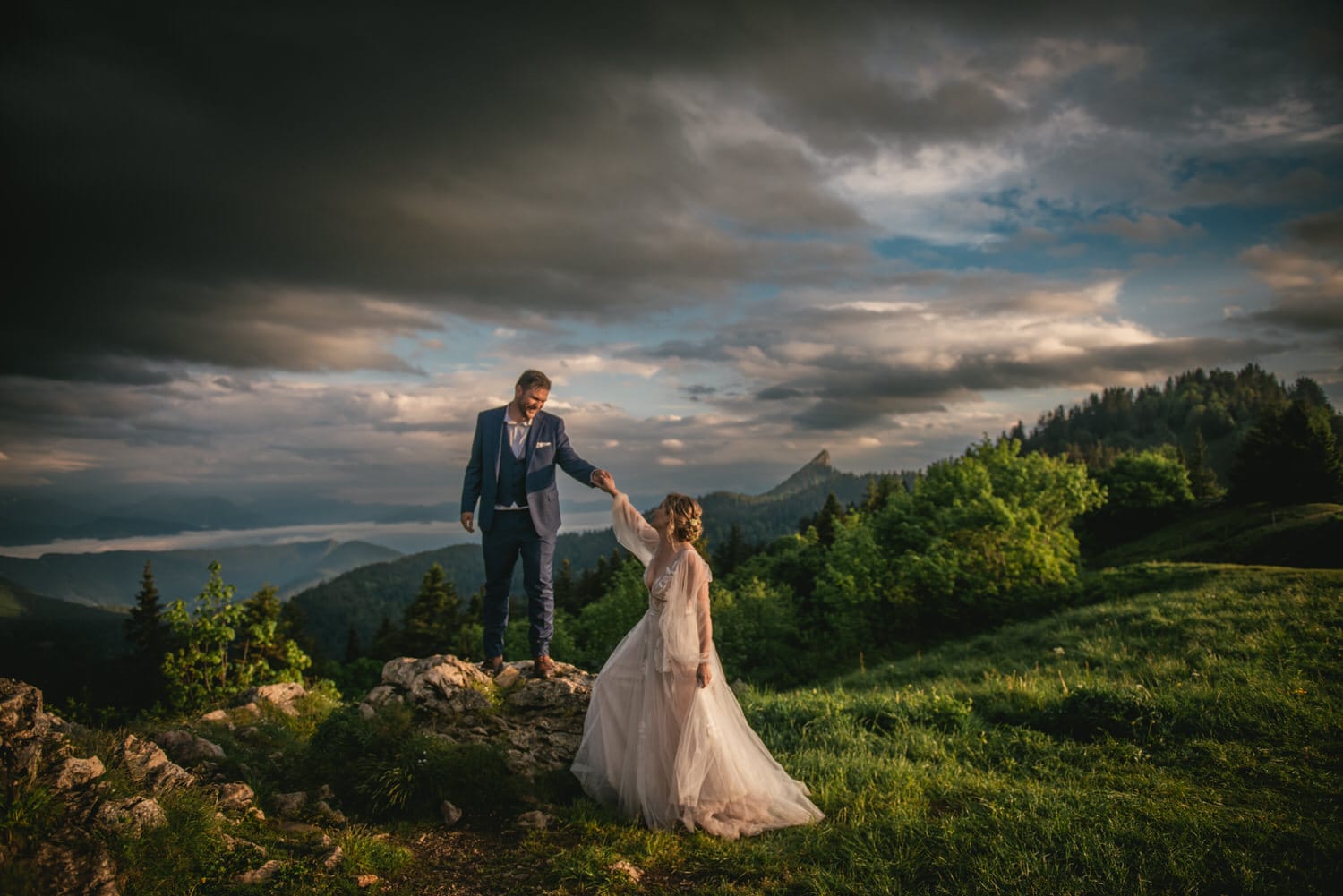 All-inclusive option for an adventure elopement package