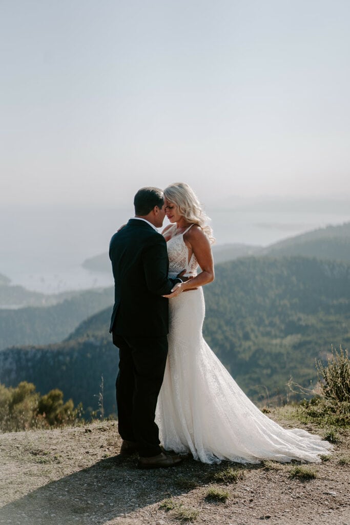 Love's embrace at our French Riviera elopement