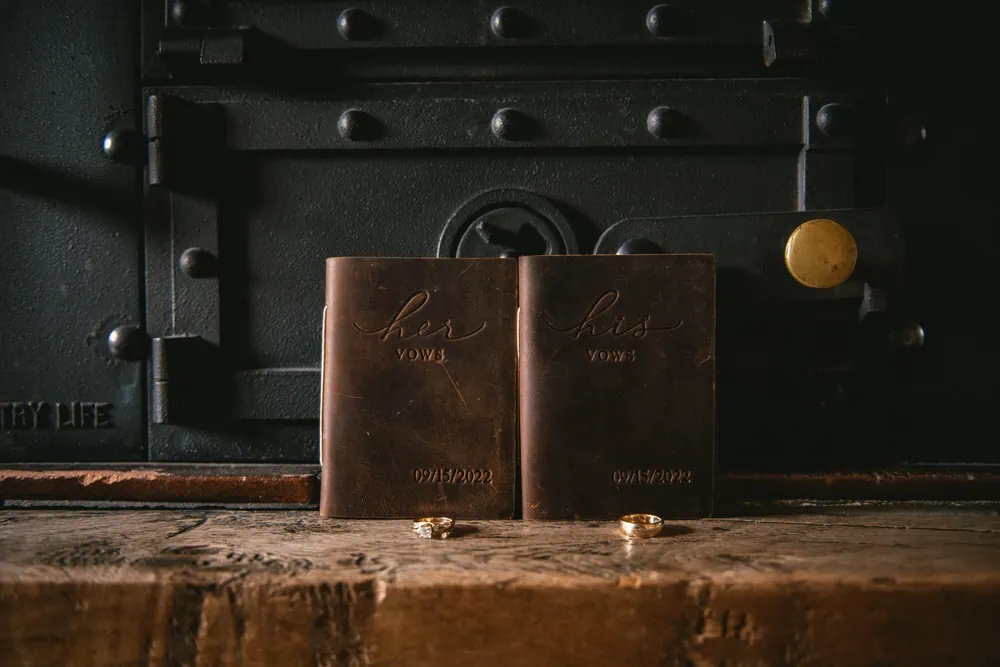 What to pack for your elopement - rings and vows