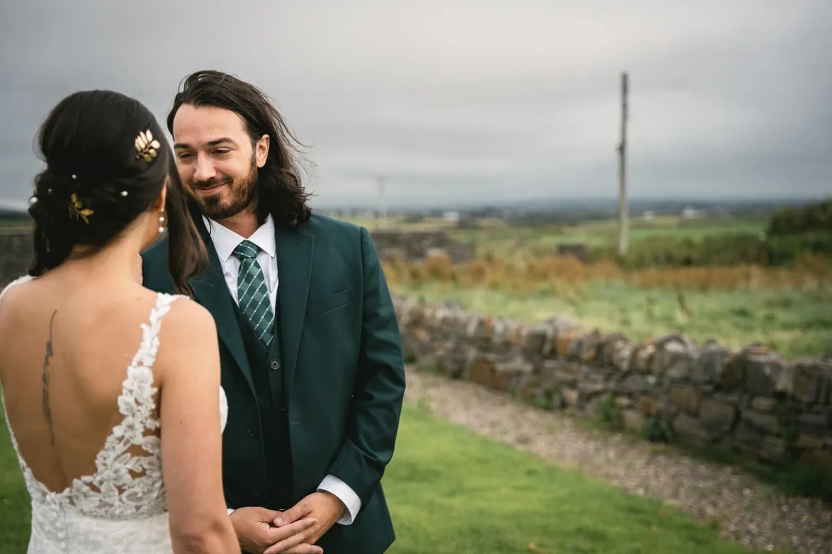 Jesse and Sal's Irish elopement: The Irish coastline as their canvas.