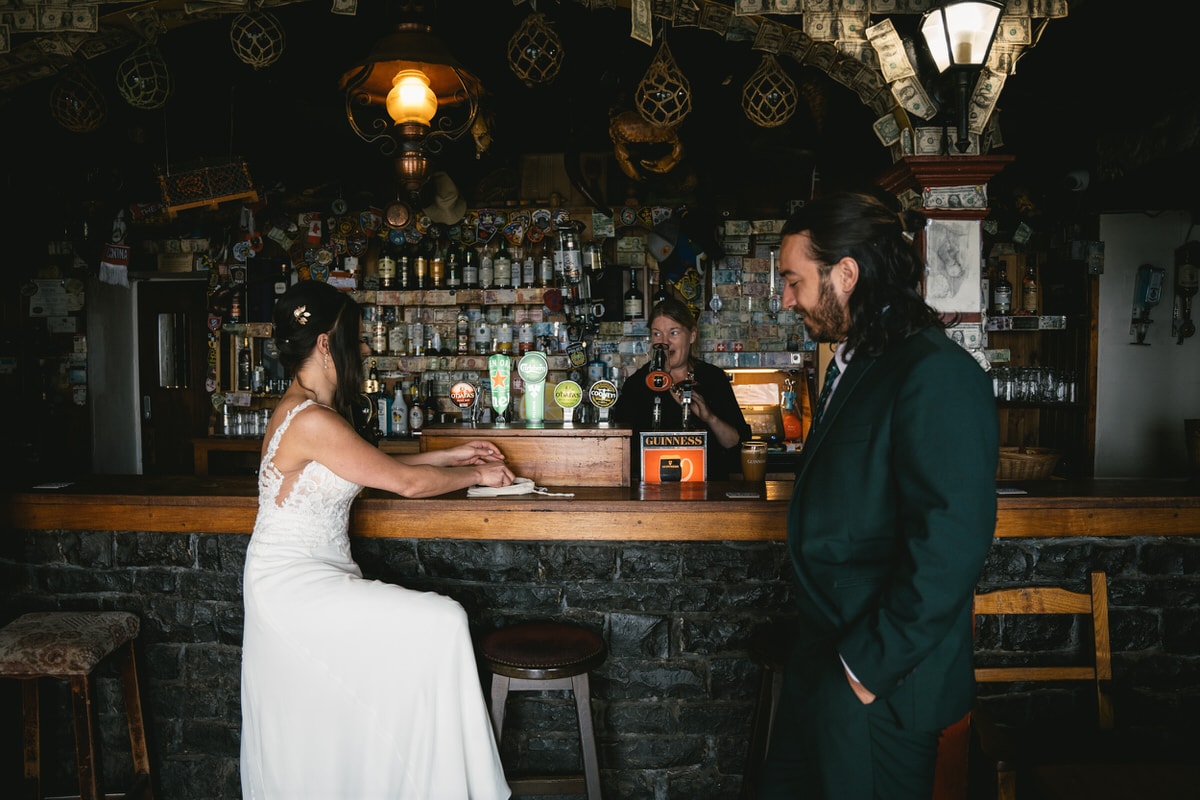 Jesse and Sal's Irish elopement: Romance in the ruins.