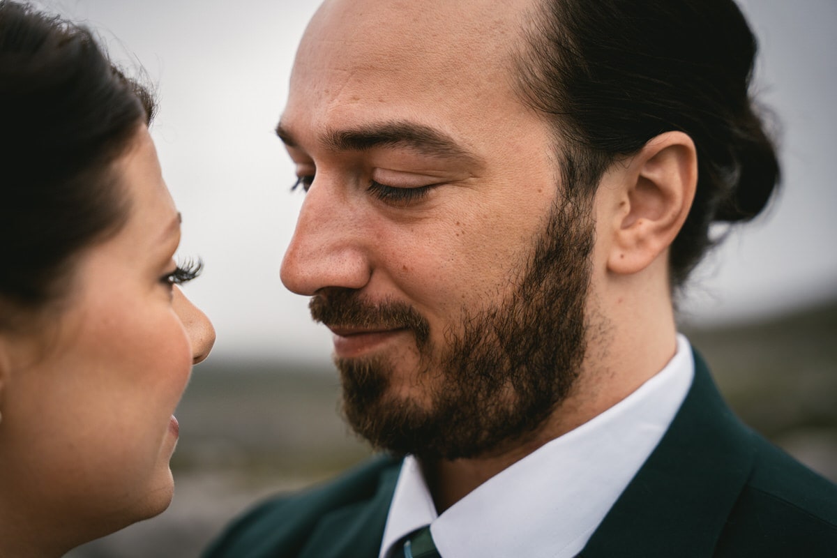 Cliffside love: Jesse and Sal's Irish elopement on the edge.