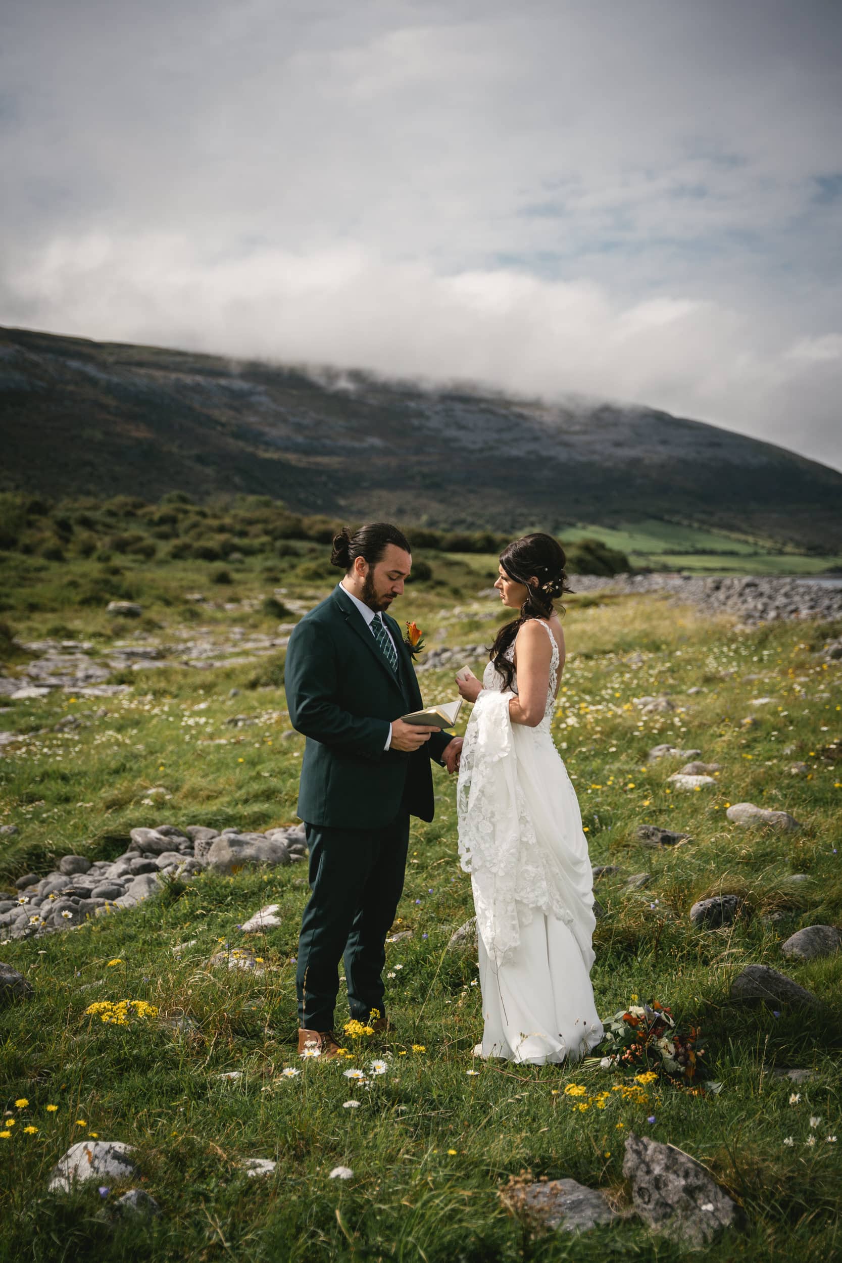 Ancient ruins, timeless love: Jesse and Sal's Irish elopement.