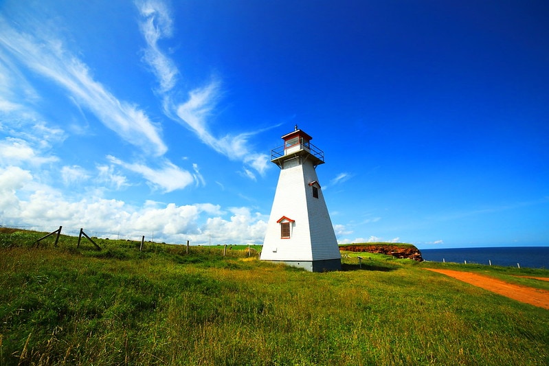 Where to elope on Prince Edward Island - Cape Tryon lighthouse