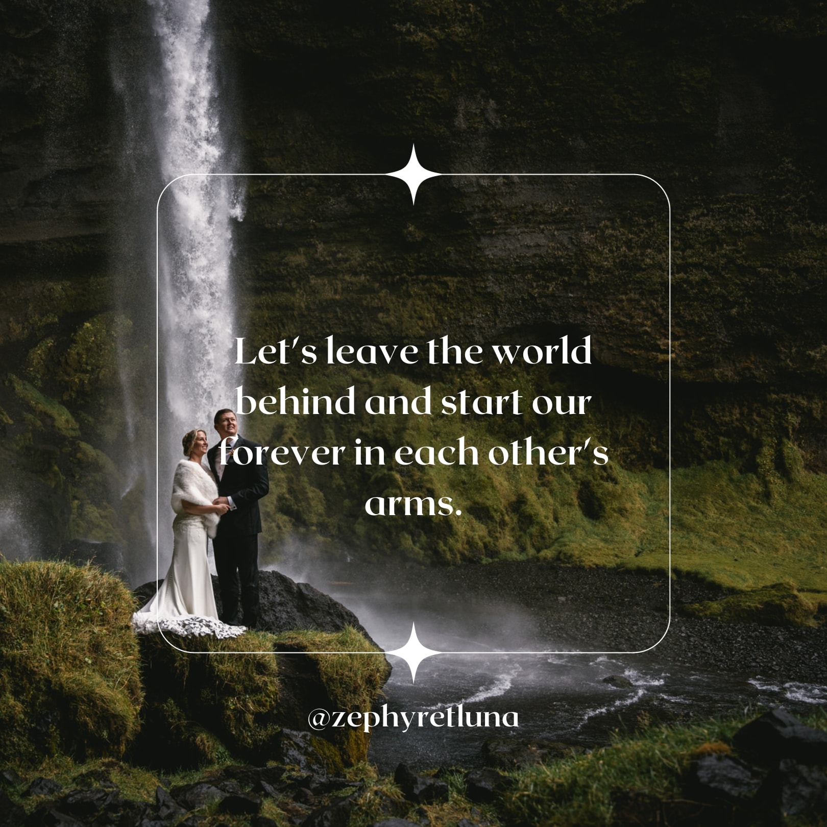 Cute adventure elopement quote for travel addicts - photo and planning by Zephyr & Luna