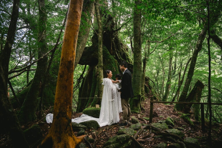 A 2-day adventure elopement on Yakushima island, Japan