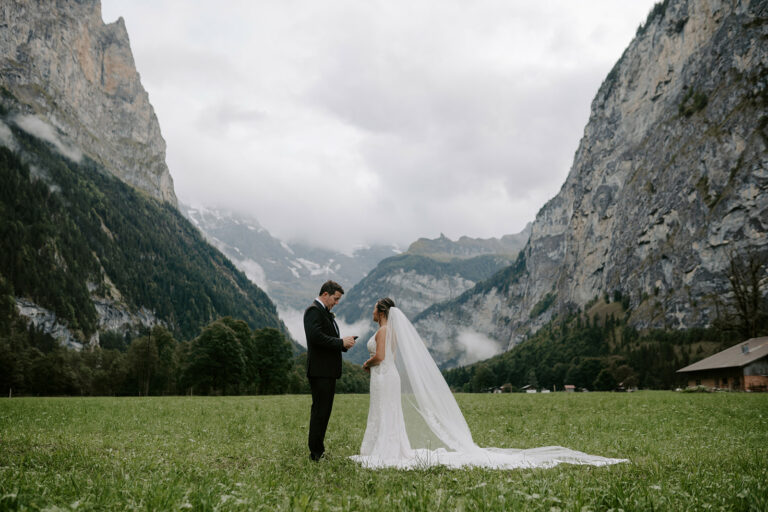 A beautiful Lauterbrunnen elopement in Switzerland