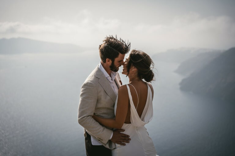 Golden moments in Santorini: a tale of love, laughter, and unforgettable view