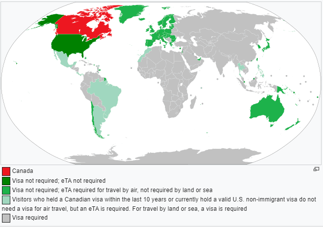 Visa policy in Canada
