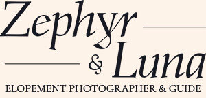 Logo Zephyr & Luna - elopement photographer and guide