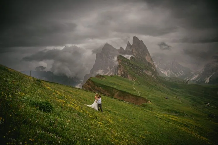 The best places to elope - Dolimites in Italy