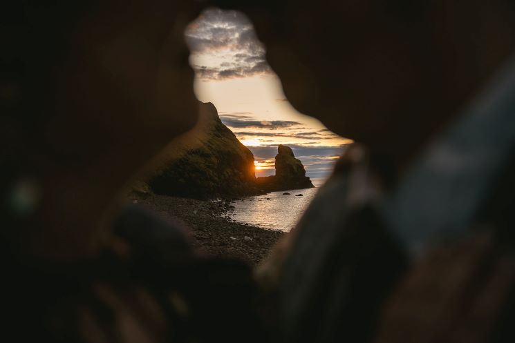 Lord of the Rings elopement locations - Scotland, cliffs