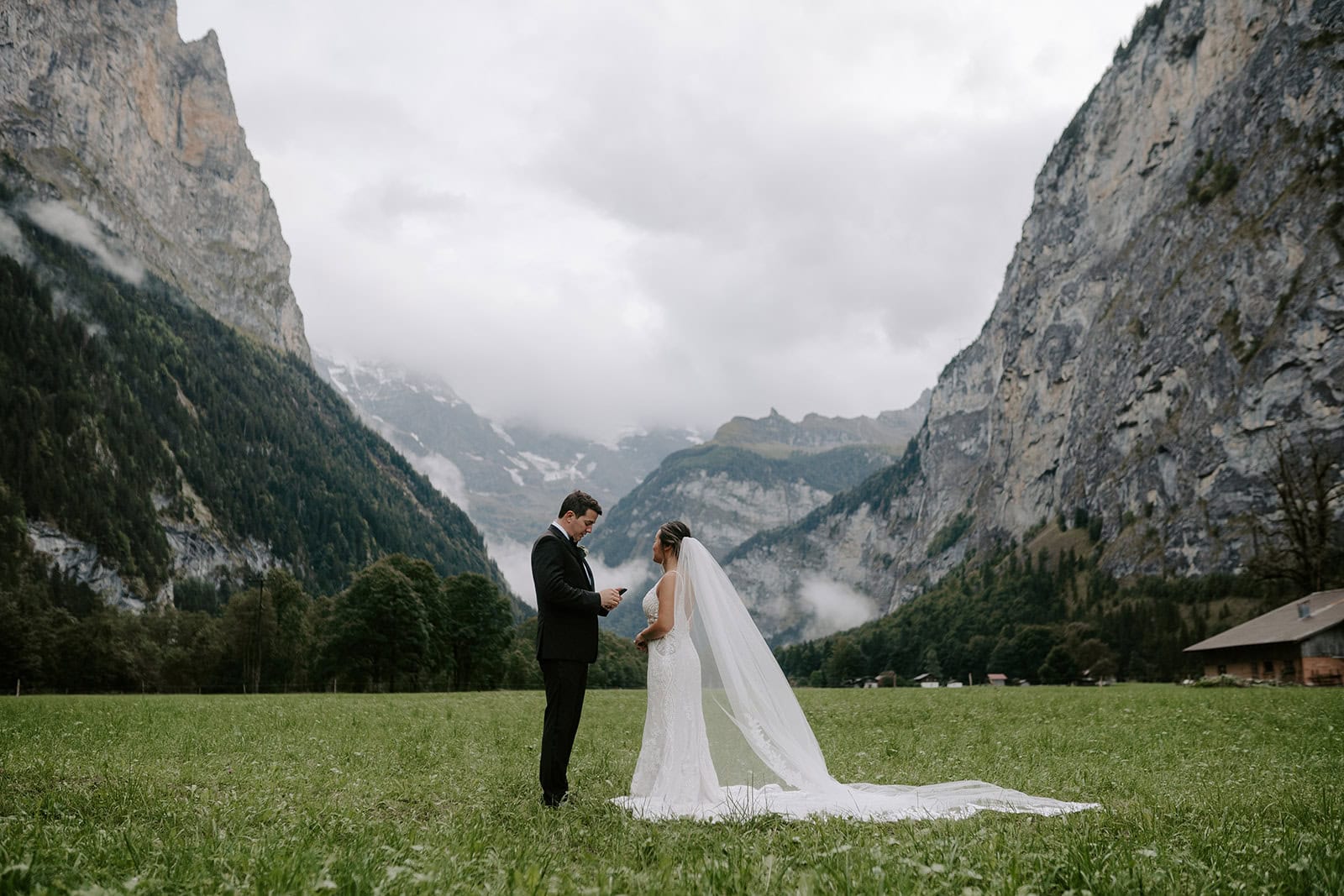 Lauterbrunnen elopement in the heart of Switzerland