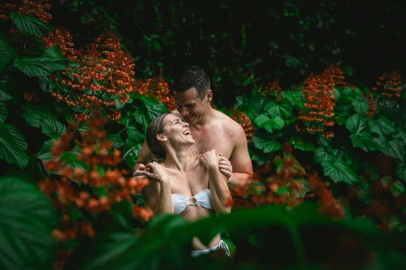 Adventure elopement with leave no trace principles enforced