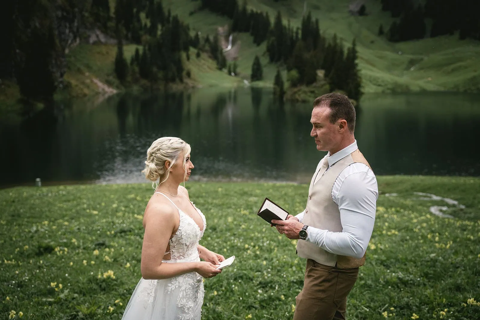 The beauty of nature enhances a Bern elopement