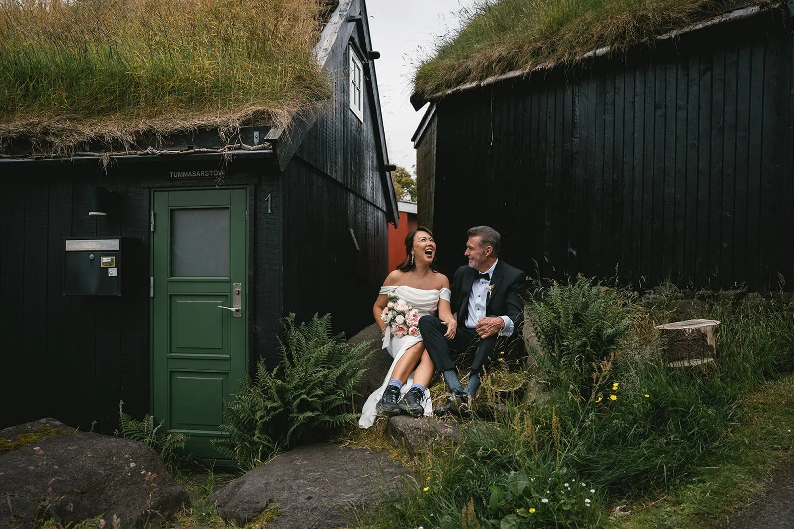 Capturing love and laughter in the stunning Faroe Islands during this Torshavn elopement