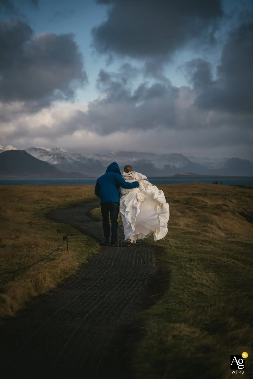 Epic celebration moment showcasing my 7-day Rune elopement package in Denmark's historic castles and serene coastlines