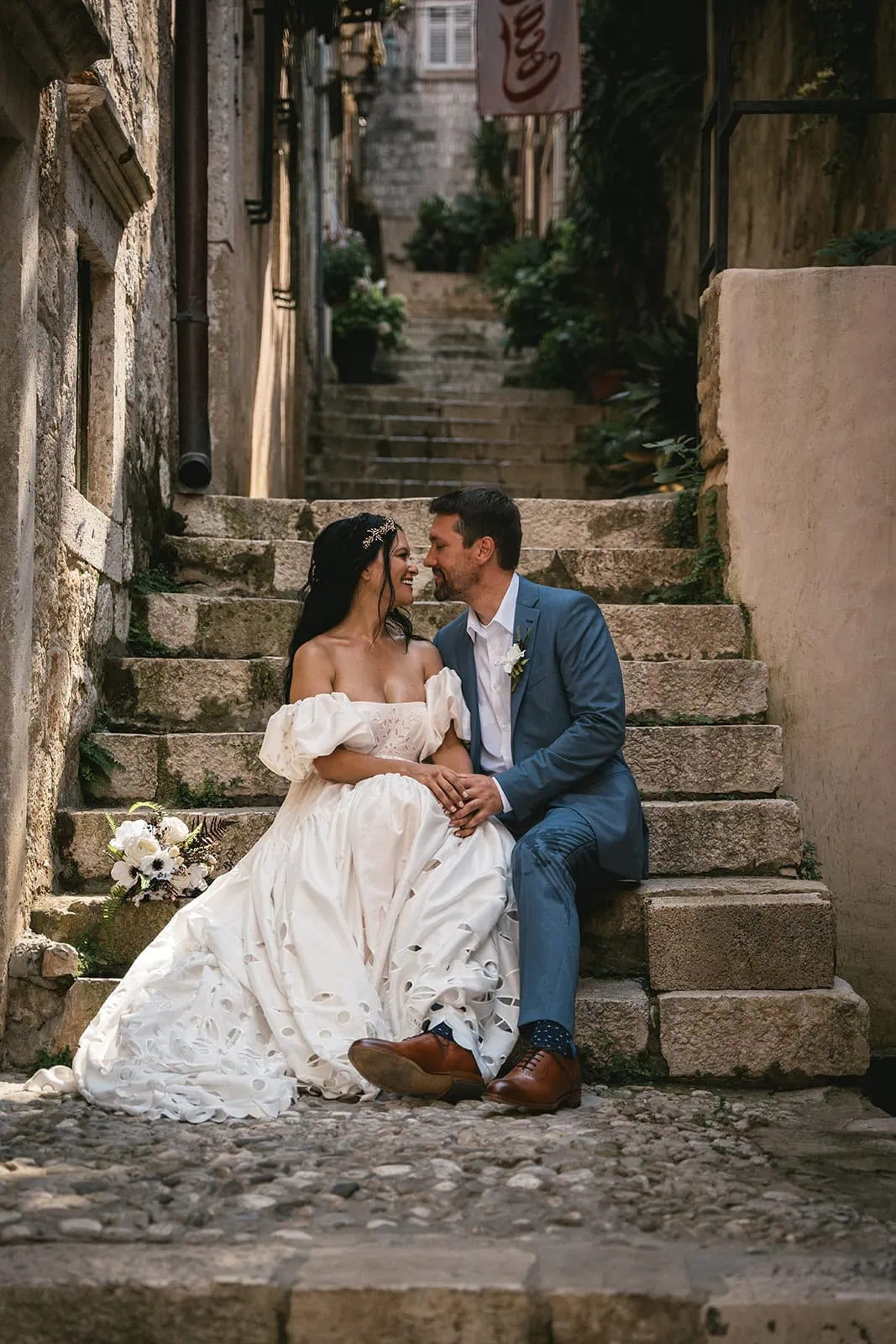 Every corner of Dubrovnik offered beauty during this adventure-filled elopement