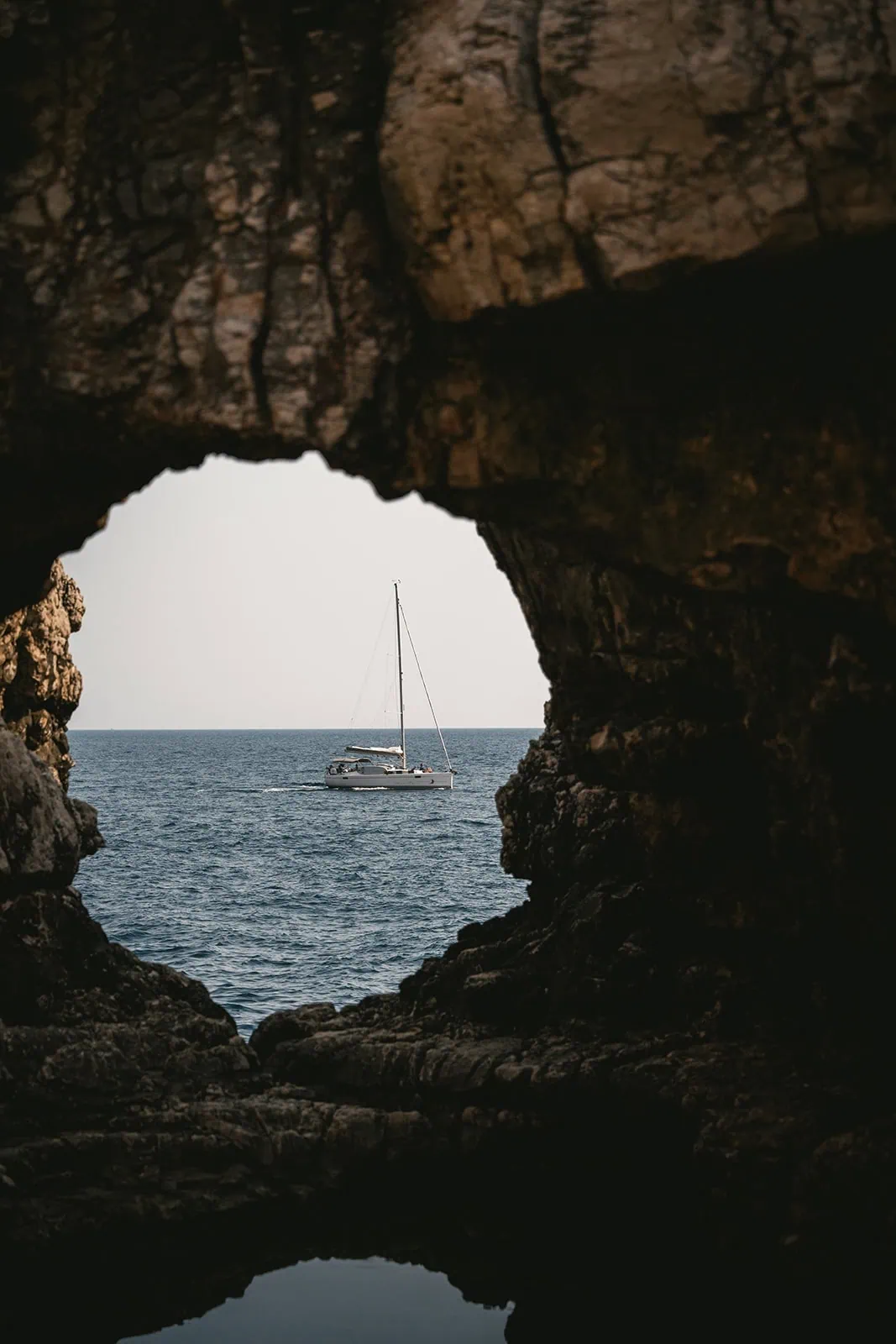 The view from to cave—the setting for this magical Dubrovnik elopement