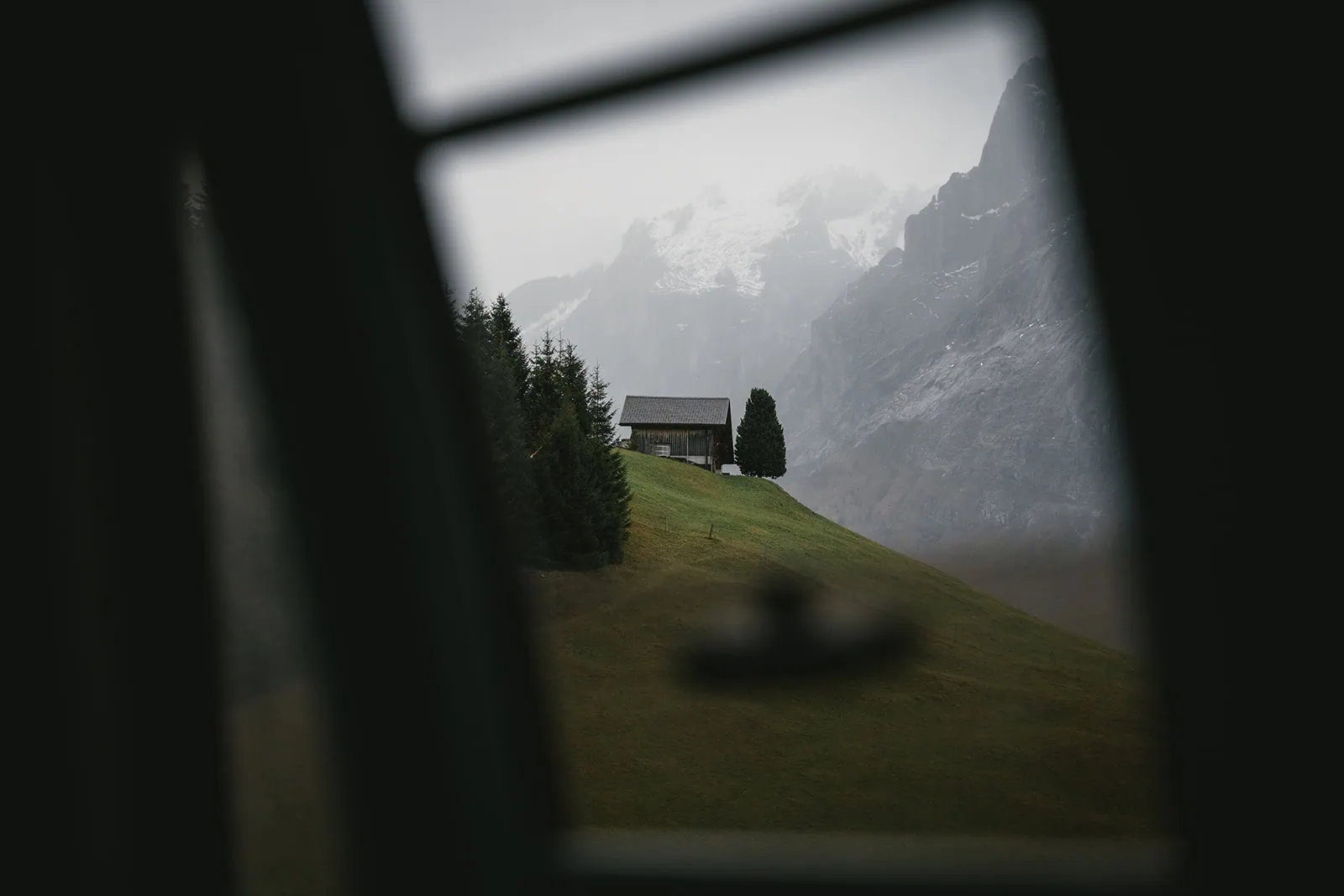 Catching the first mountain views while traveling through the Alps for their Gornergrat elopement