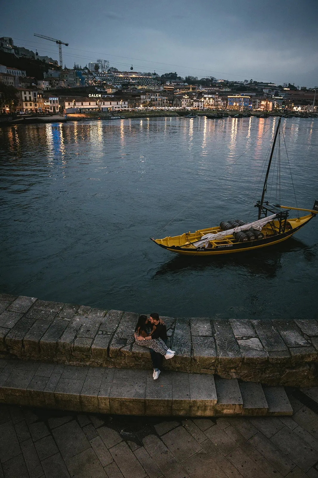 Just the two of them, and the soul of a city — Lisbon elopement intimacy.