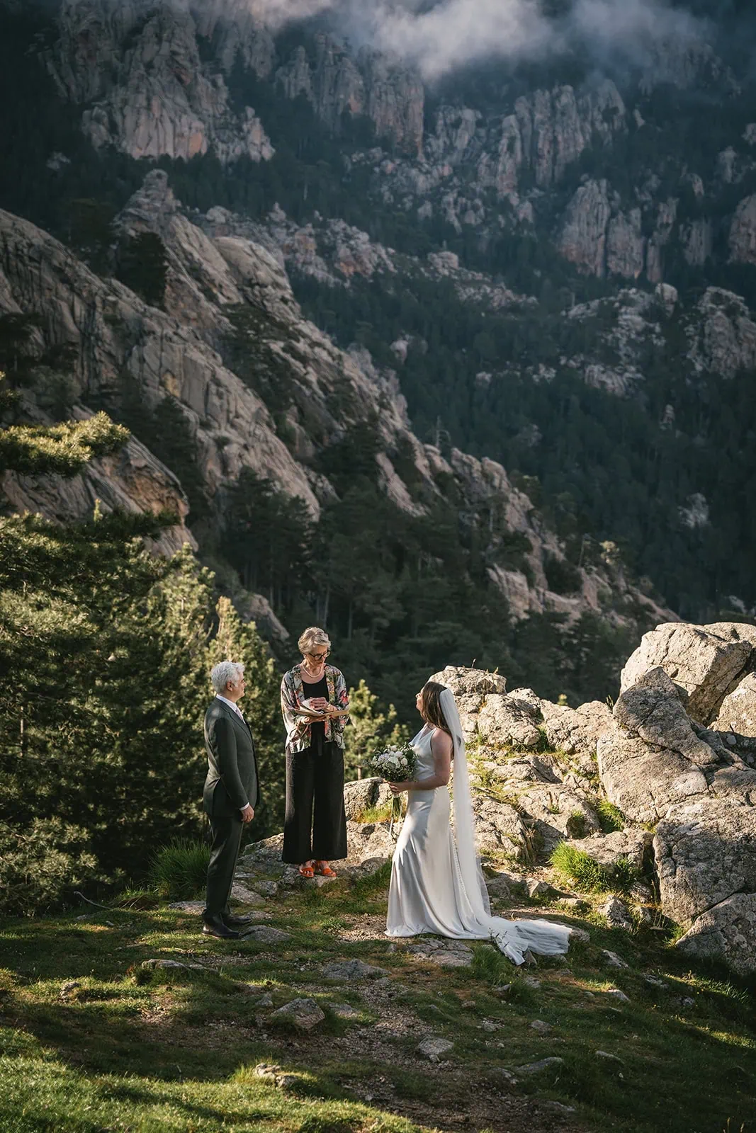 Deep breaths, open hearts, and wide horizons—Corsica elopement bliss