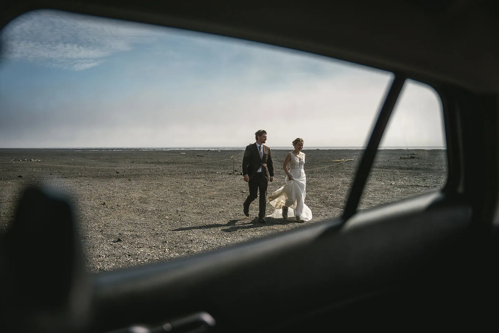 Boots in the lava fields, laughter in the wind — Reynisfjara elopement energy
