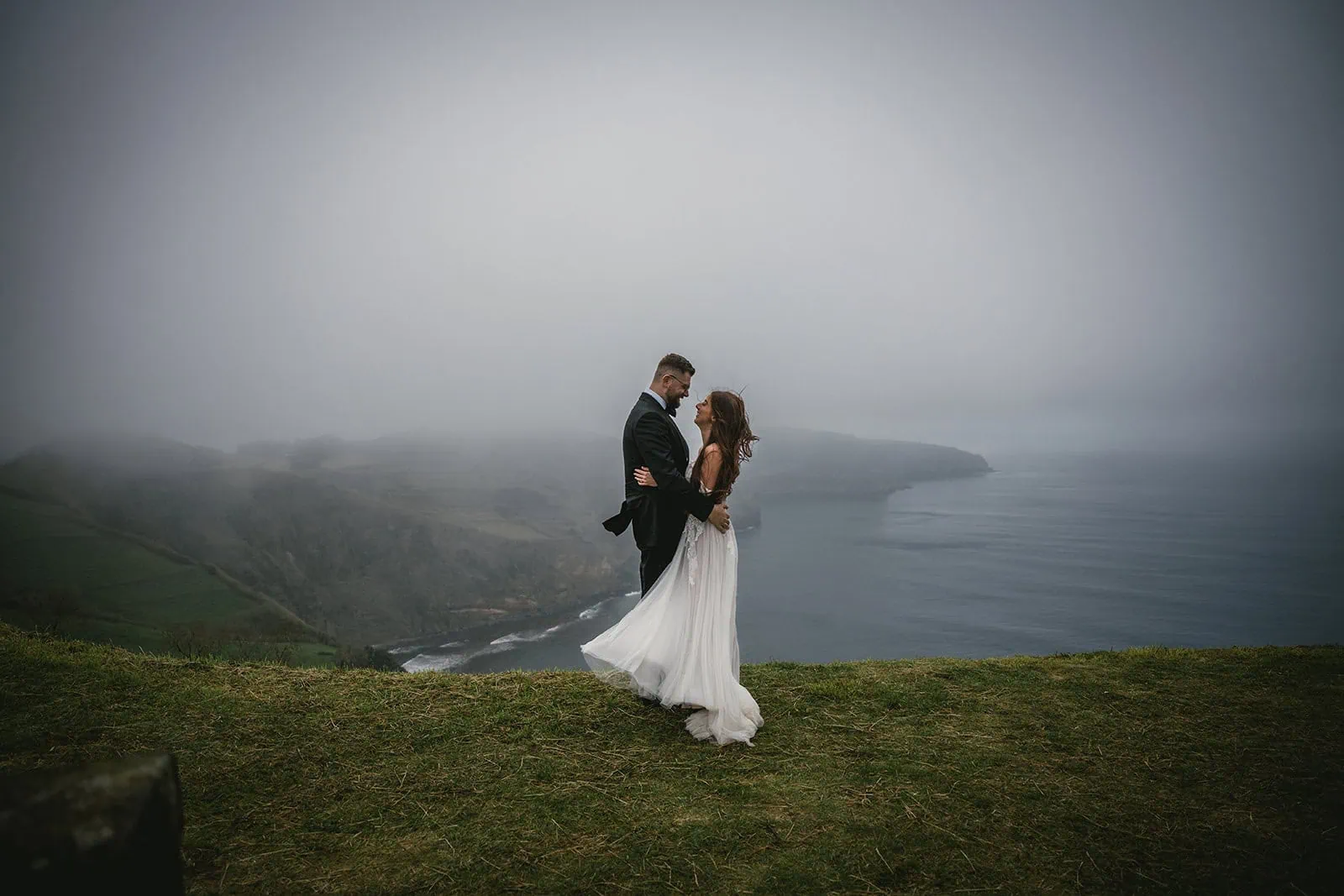 Romantic moments captured during this unforgettable Ponta Delgada elopement