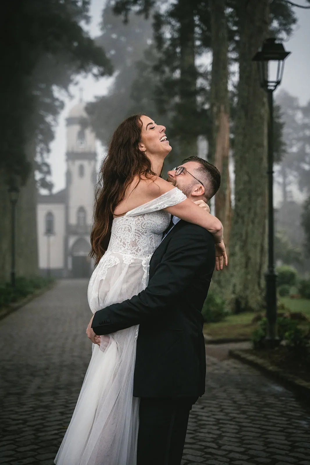 A slow, intentional day full of emotion—Ponta Delgada elopement dreams