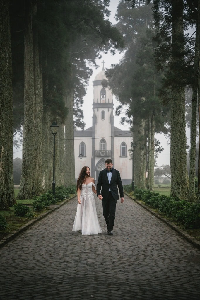 Ponta Delgada elopement that felt like exploring five countries in a day