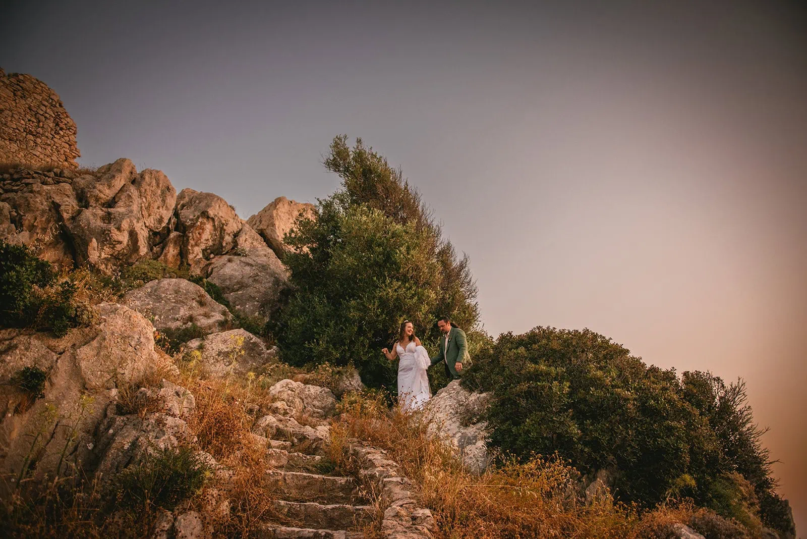 When the sun sets over the Aegean, love shines brightest – Rhodes Island elopement