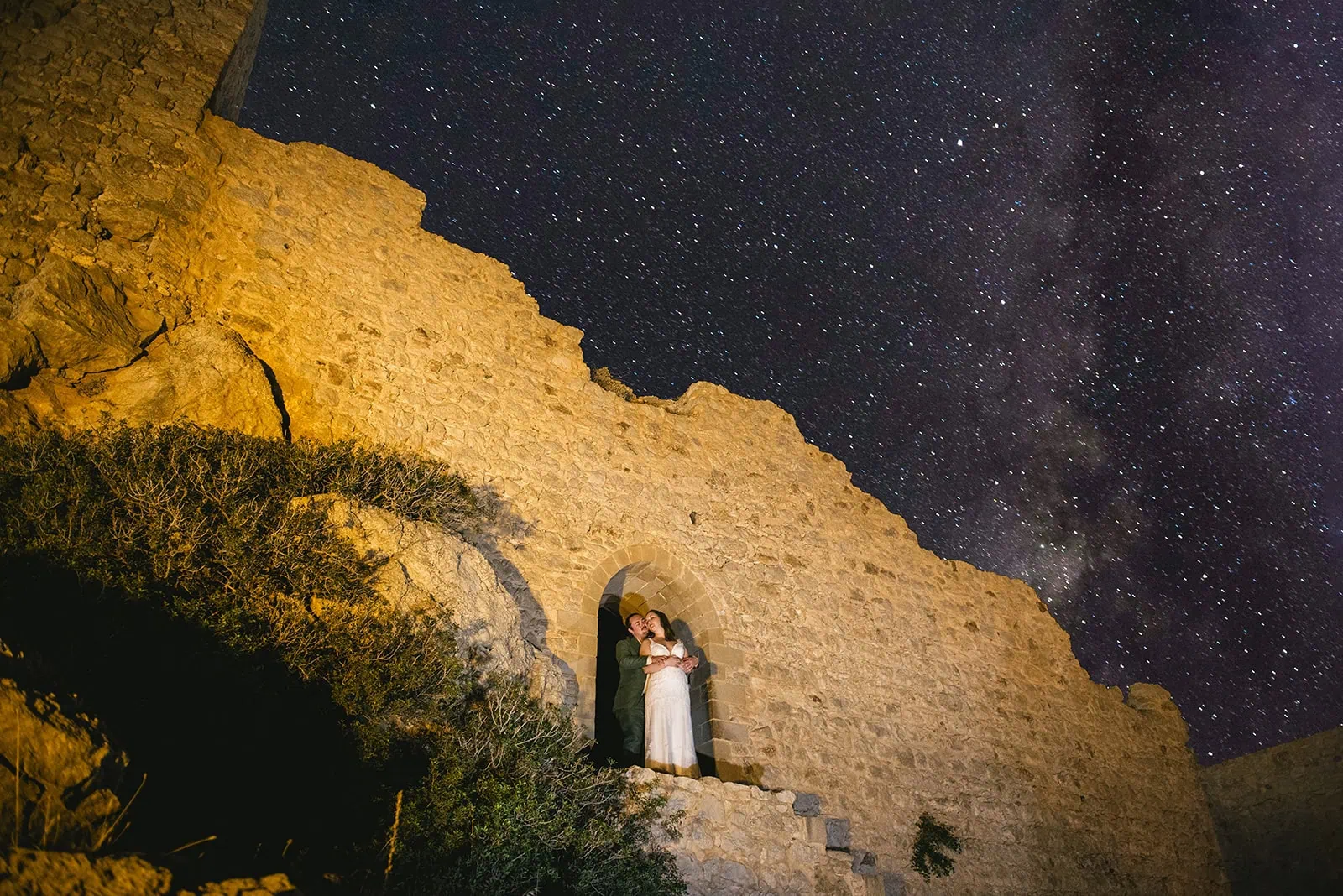 An intimate Rhodes Island elopement surrounded by centuries of love stories