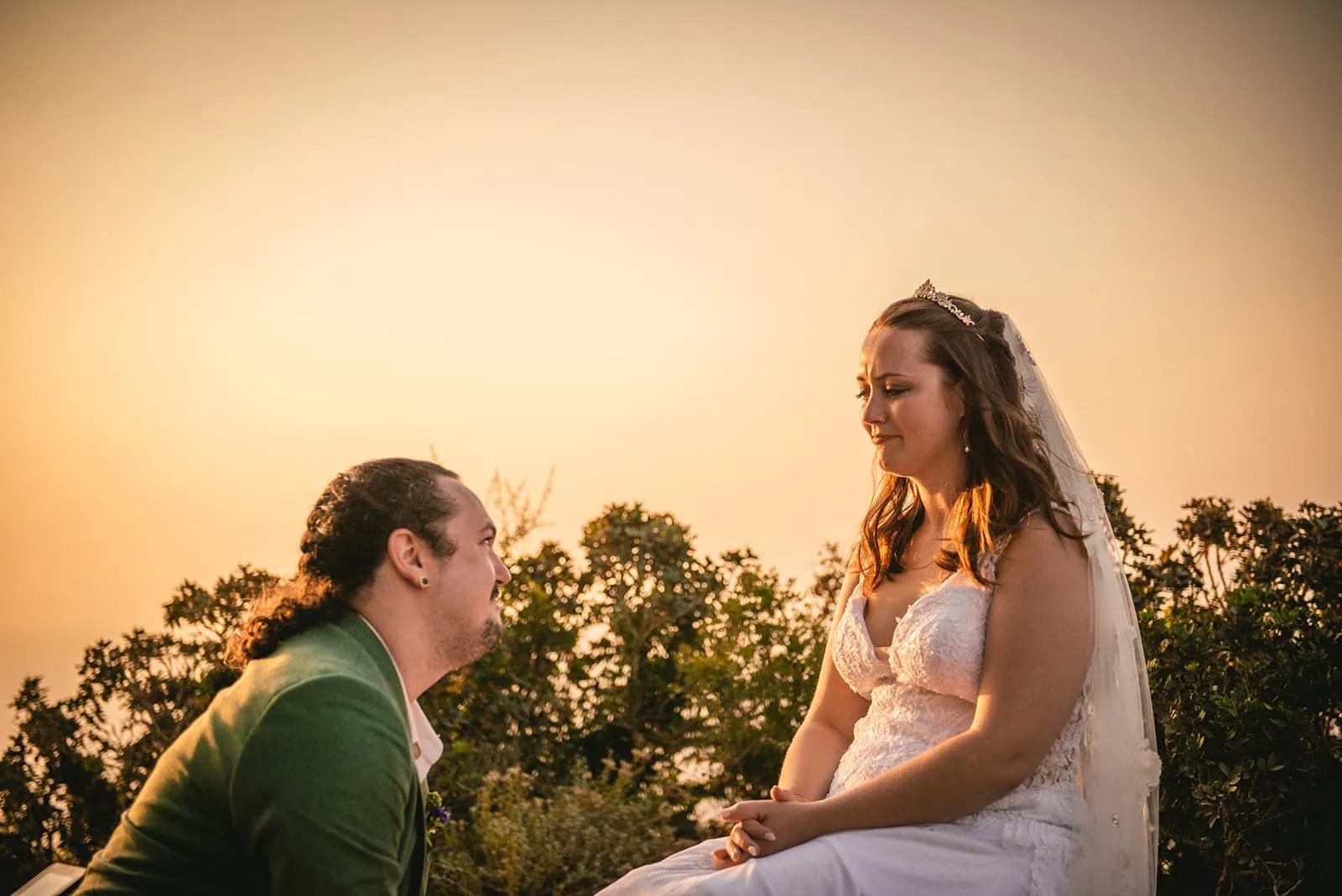 This Rhodes Island elopement included a foot-washing ritual, reminding them that love is service, softness, and grace