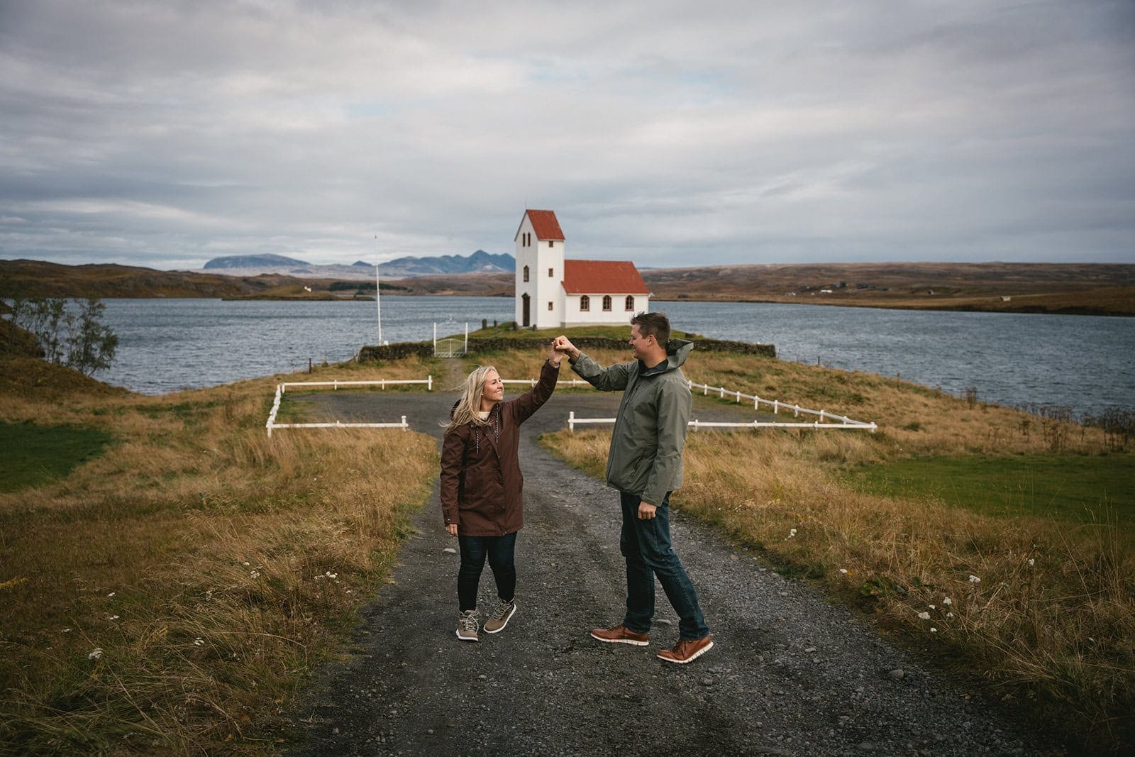 Golden Circle elopement location near Reykjavik with waterfalls and geysers