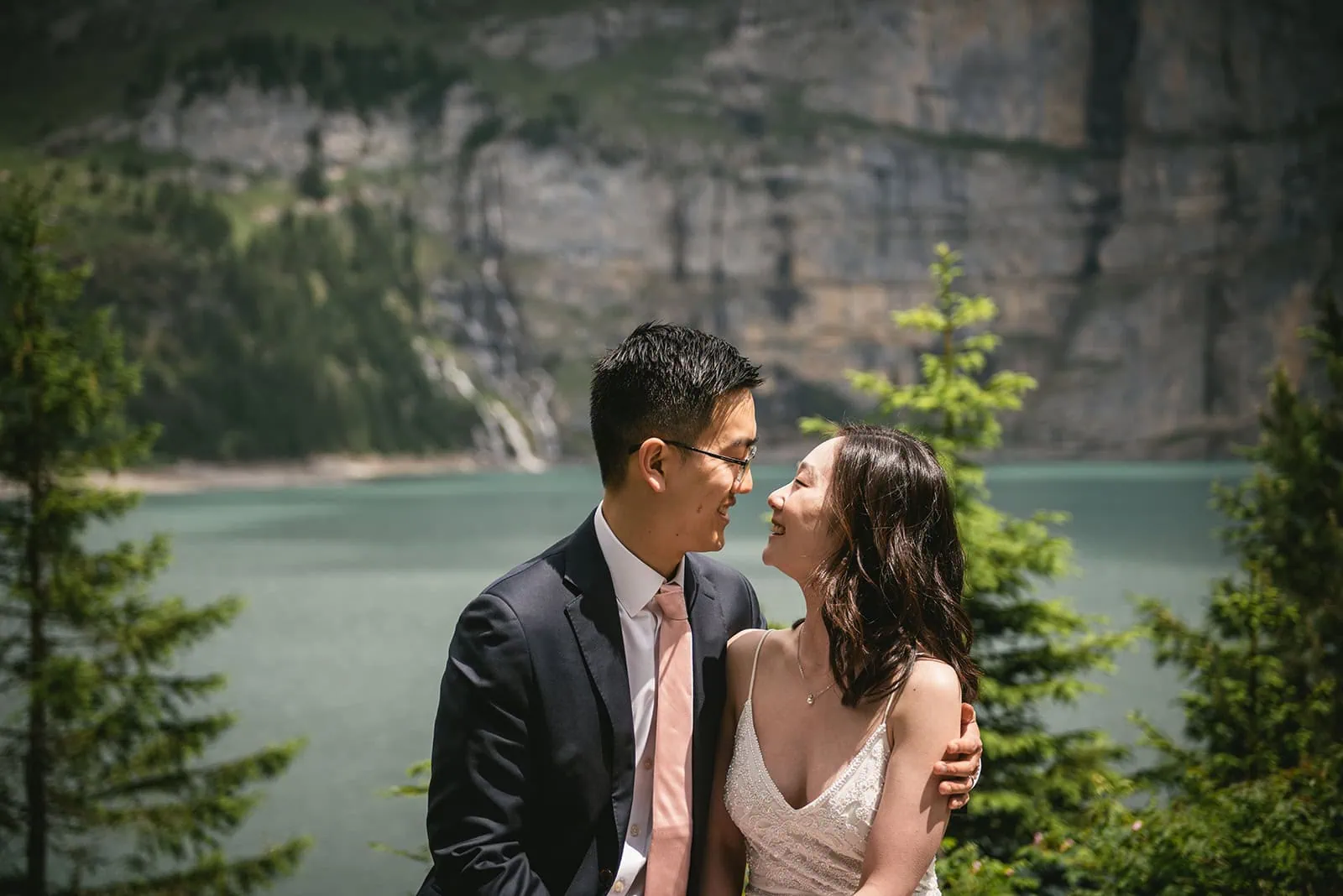 This Oeschinensee elopement was a testimony of love