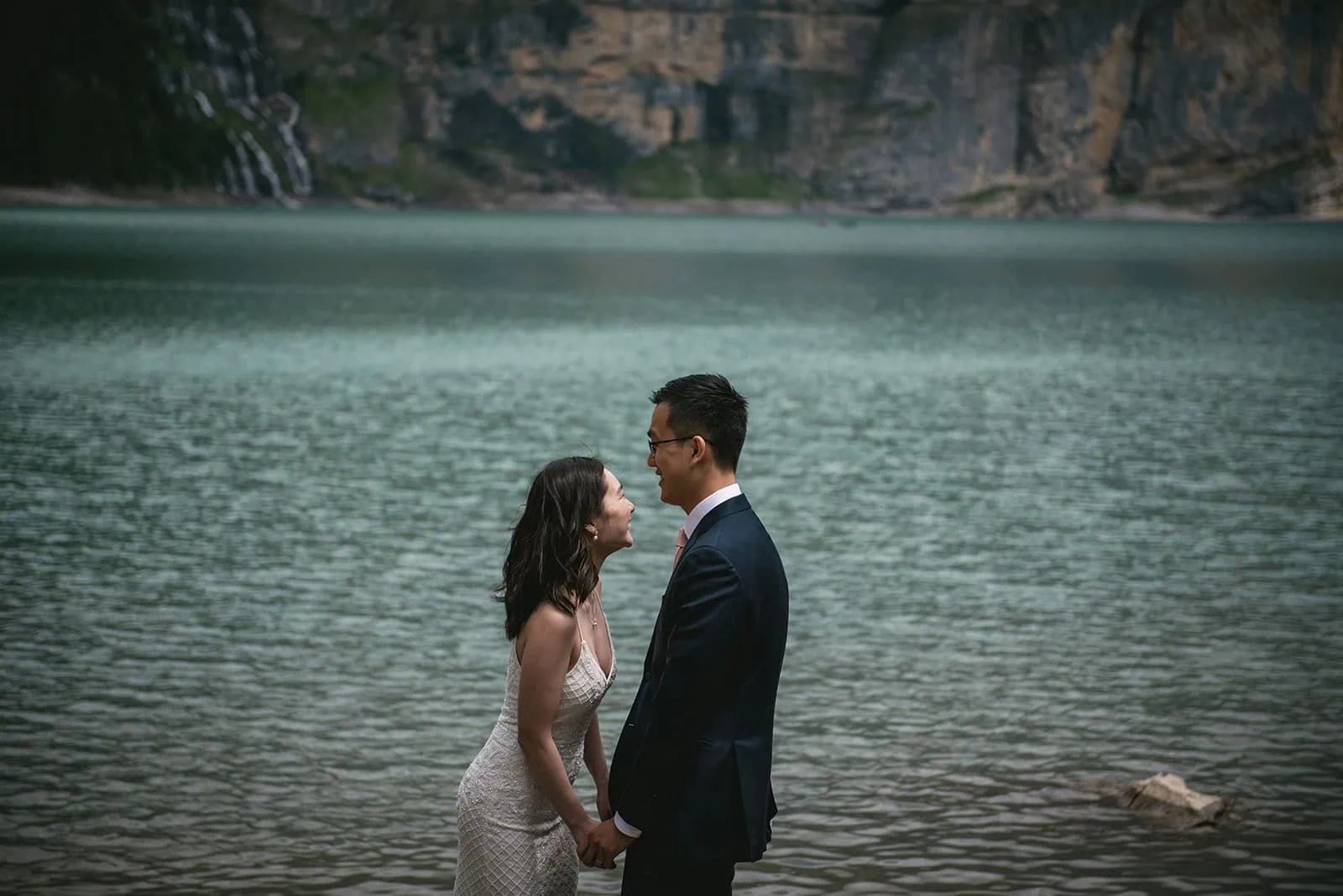 The trail to forever began here, at their Oeschinensee elopement