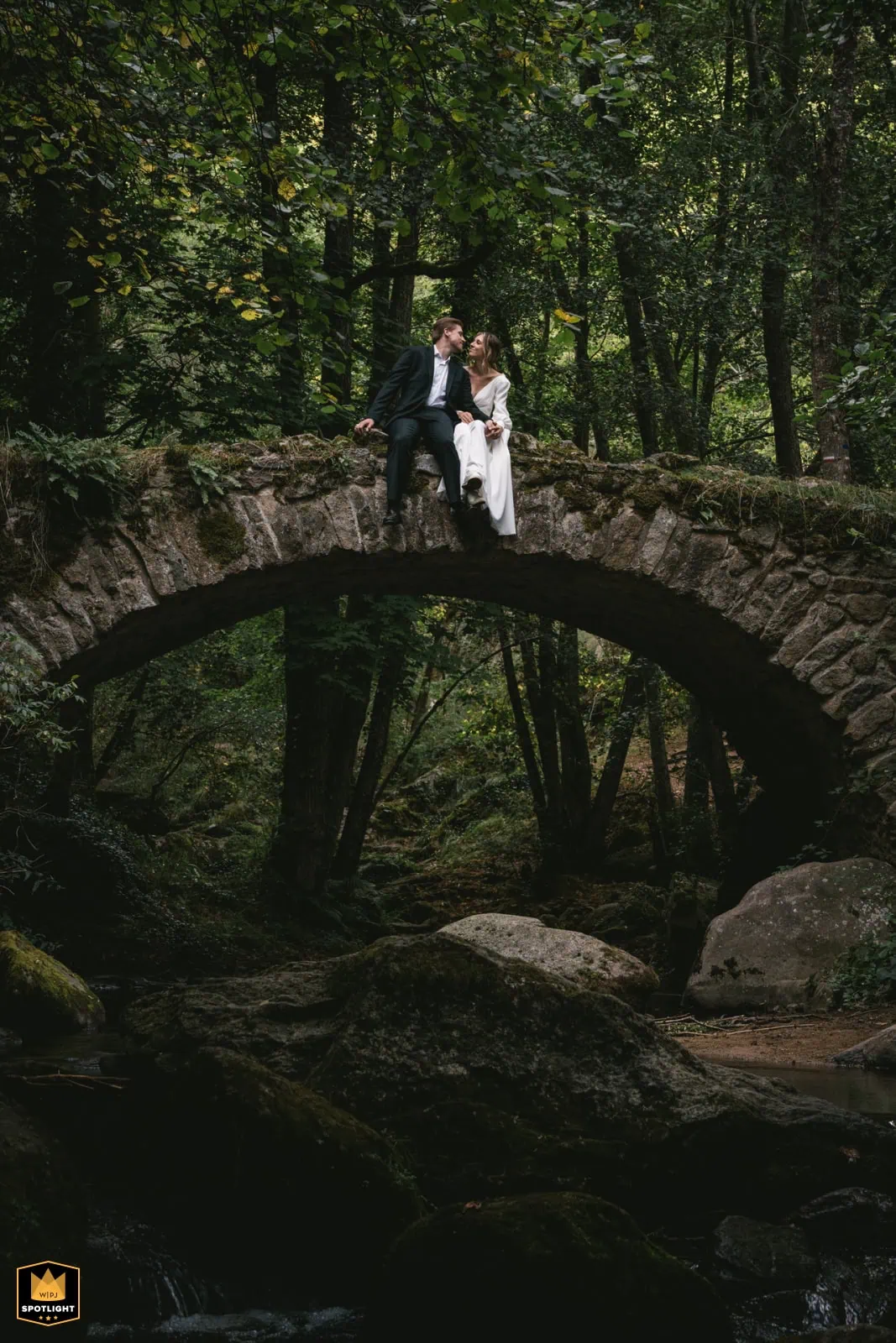 Couple exploring multiple landscapes during their three-day all-inclusive elopement