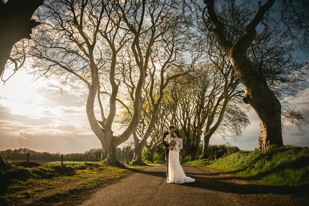 Guide on how to elope in Ireland with wild landscape background