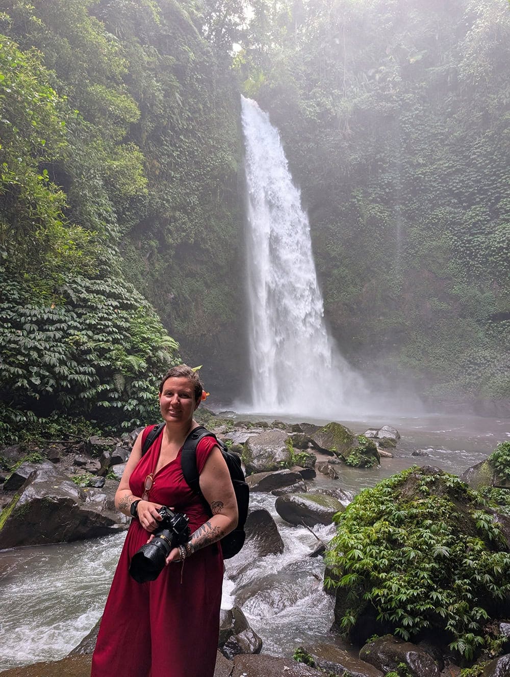 Amber, Fiji elopement photographer and planner of Zephyr and Luna, on location